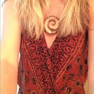 Stunning Wooden Pendant